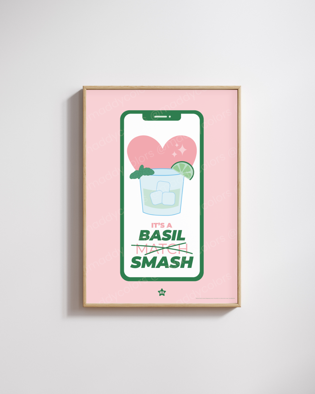 Affiche - It's a basil smash