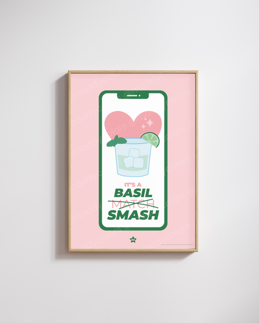 Affiche - It's a basil smash