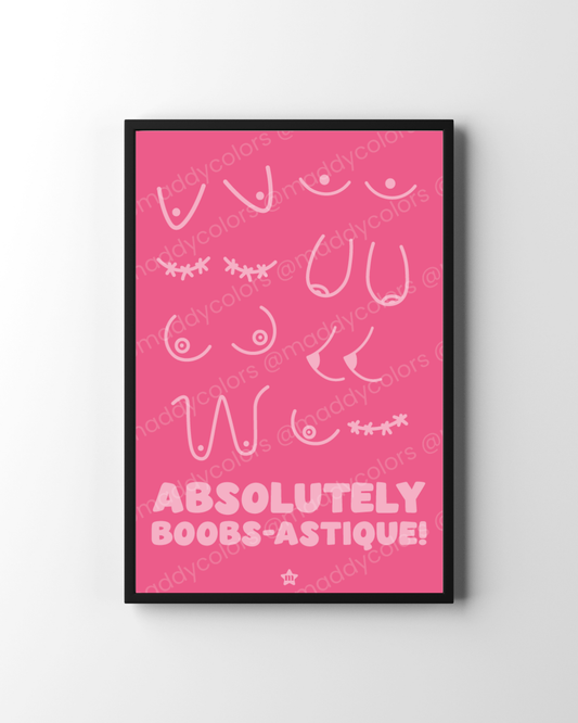 Affiche - Boobs-astique
