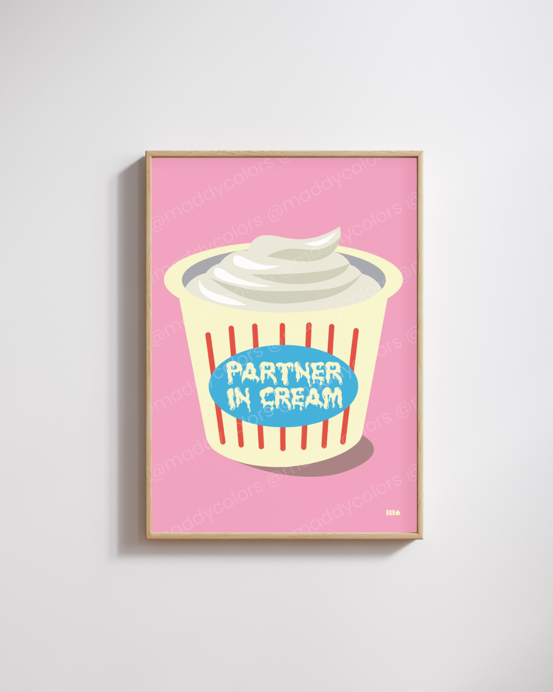Affiche - Partner in cream