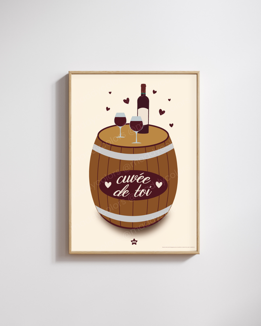 Affiche - Cuvée de toi