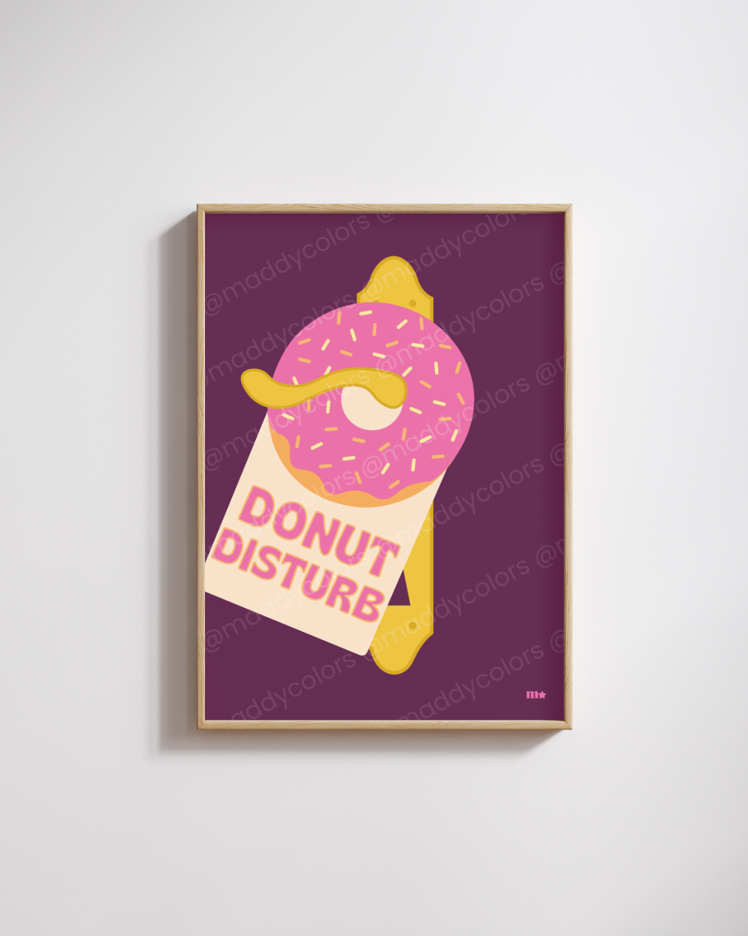 Affiche - Donut disturb