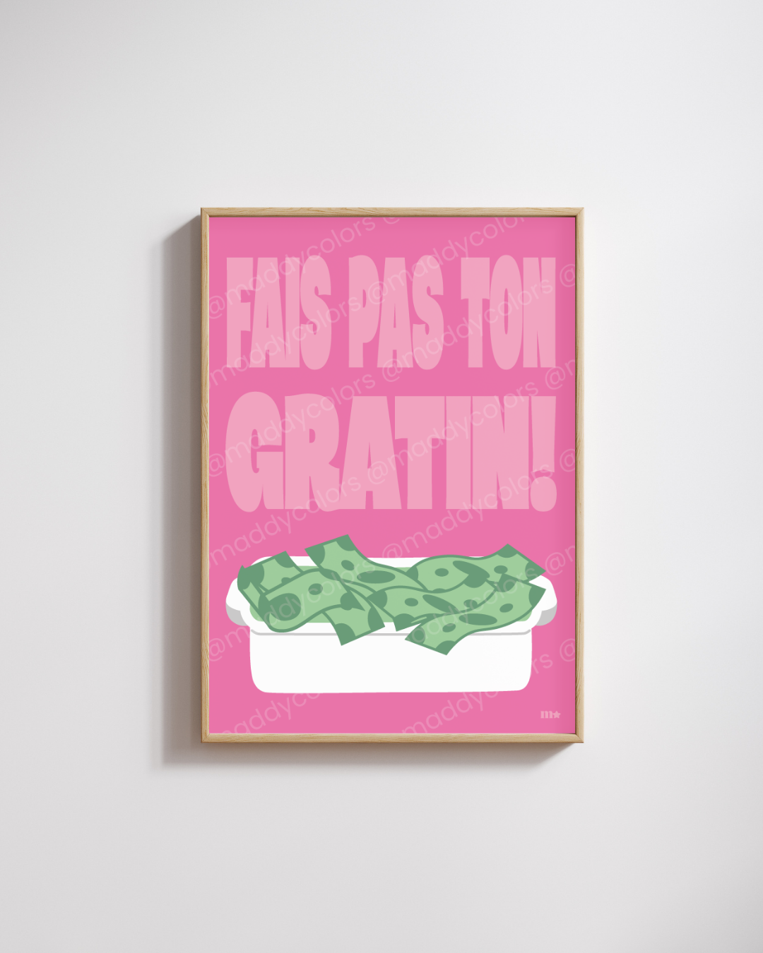Affiche - Fais pas ton gratin