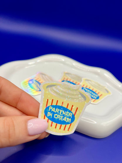 Sticker - Partner in cream