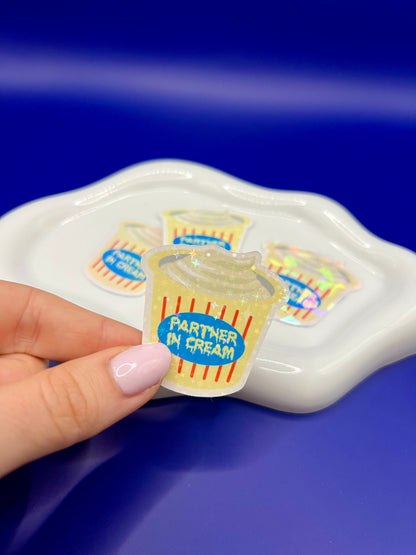 Sticker - Partner in cream