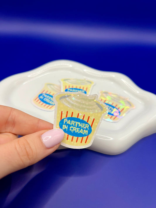 Sticker - Partner in cream
