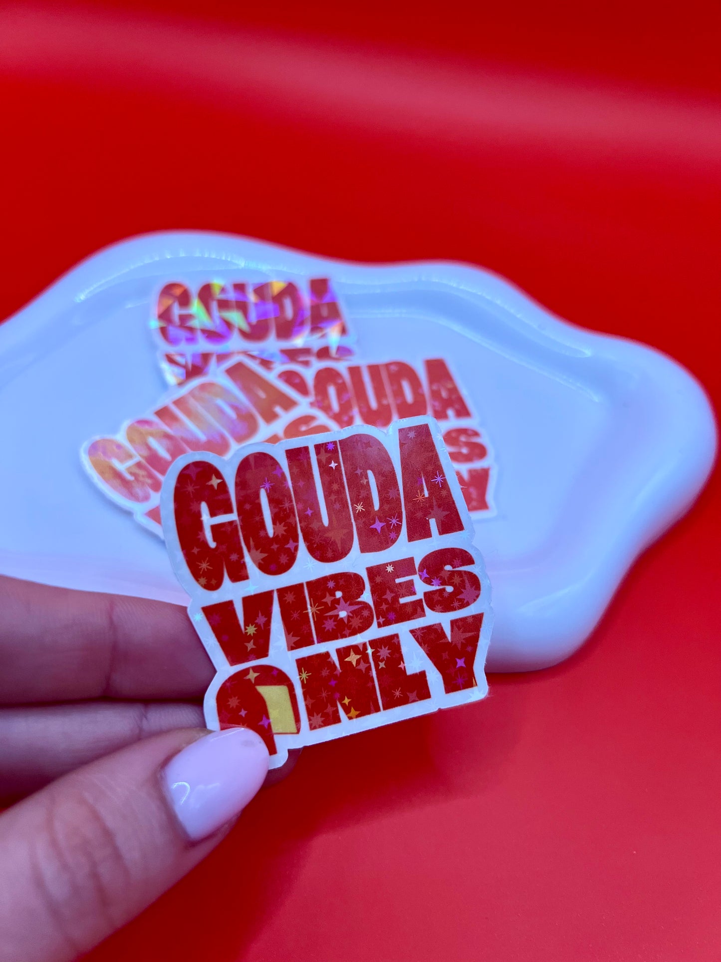 Sticker - Gouda vibes only