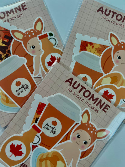 Pack de stickers Automne