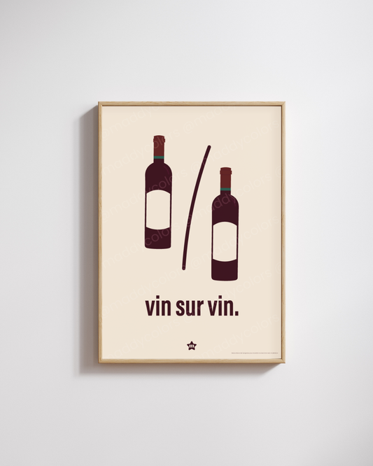 Affiche - Vin sur vin