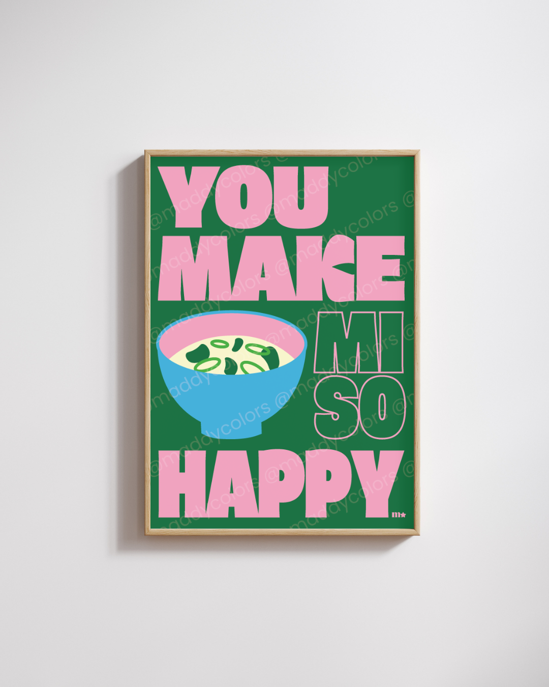 Affiche - You make miso happy