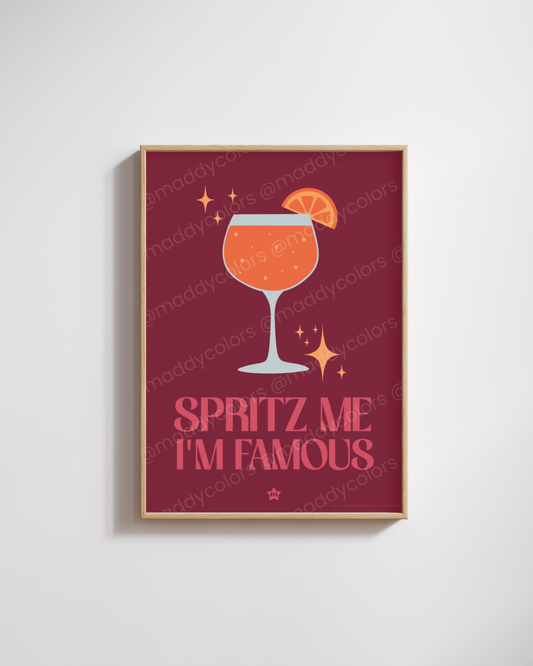 Affiche - Spritz me, I'm famous