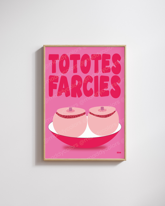 Affiche - Tototes farcies
