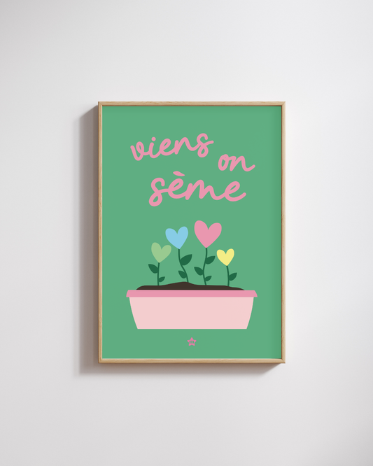 Affiche - Viens on sème