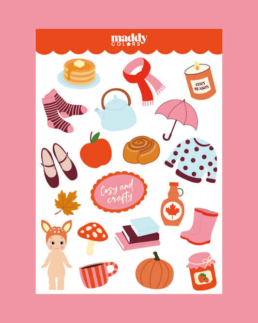 Planche stickers Automne