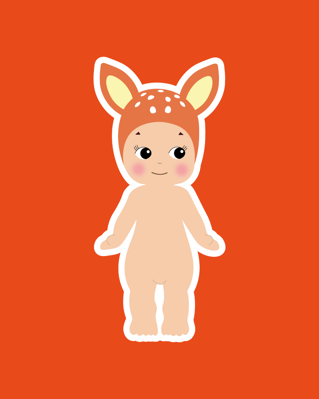 Sticker Baby Faon (holographique)
