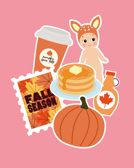 Pack de stickers Automne